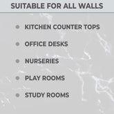 Kuber Industries Marble Design Wall Sticker for Walls | Marble Pattern| Easy to Peel, Stick & Remove DIY Wallpaper | Suitable on All Walls | Pack of 5 Roll,60 cm x 500 cm